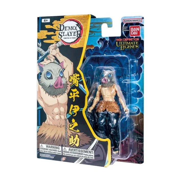 Bandai Ultimate Legends HD – Figura de acción Demon Slayer 12 cm – Inosuke Hashibira – Licencia Oficial Demon Slayer – Figura articulada Inosuke – Juguete Infantil de 4 años y + – VE88963