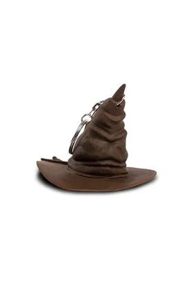 Bandai -Wizarding World – Llavero Sombrero Seleccionador de Harry Potter – Wow! Stuff, WS1023 – Diseño Mágico, Color Marrón Oscuro, Accesorio Perfecto para Fans y Coleccionistas, Réplica Detallada y Portátil, Edición Limitada