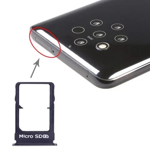 Bandeja Tarjeta SIM + Bandeja Tarjeta Micro SD Nokia 9 PureView (Azul)