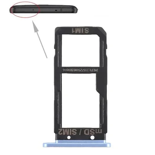 Bandeja Tarjeta SIM + Micro SD HTC U Ultra (Azul)