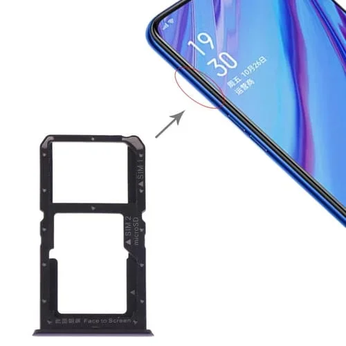 Bandeja Tarjeta SIM Oppo A9 con Tarjeta SIM y Tarjeta Micro SD (Azul)