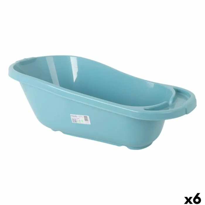 Bañera tontarelli baby azul 80 x 41 x 27 cm (6 unidades)