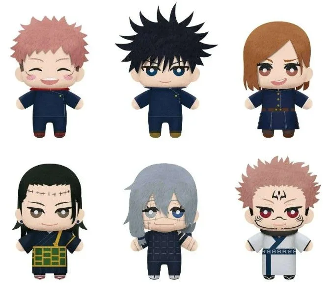Banpresto Expositor 9 Peluches TOMONUI Series 3 JUJUTSU Kaisen 15CM Surtido