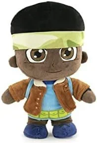 BARRADO Stranger Things – Peluche de los Personajes de Stranger Things – 28 Centímetros – Once, Will, Mike, Dustin, Lucas, Demogorgon – Calidad Super Soft (Lucas)