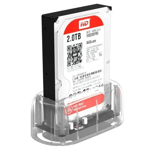 Base de Disco Duro Orico 6139C3-G2 USB 3.1 Gen2 Tipo C 3,5 Pulgadas (Transparente)