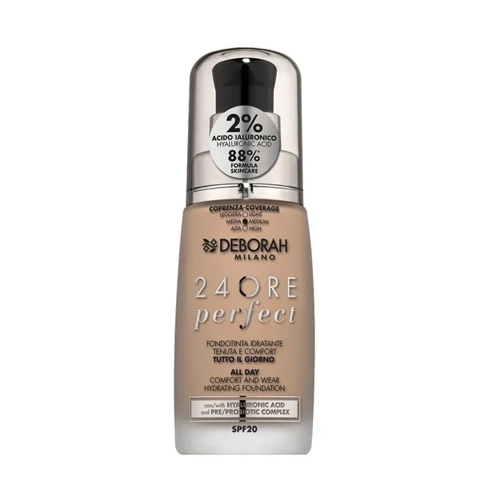 Base de maquillaje cremosa deborah 4ore perfect nº 2.1