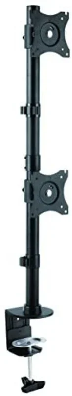base de soporte vertical vesa ajustable para dos monitores de hasta 27 pulgadas,5 años