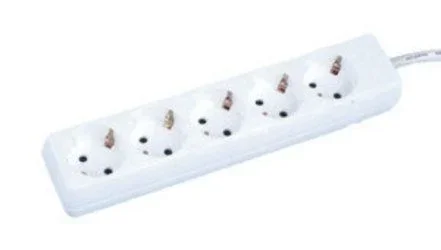 Base multiple 5 tomas con toma de tierra 1.5 mts Electro DH 36.226/NV 8430552070954