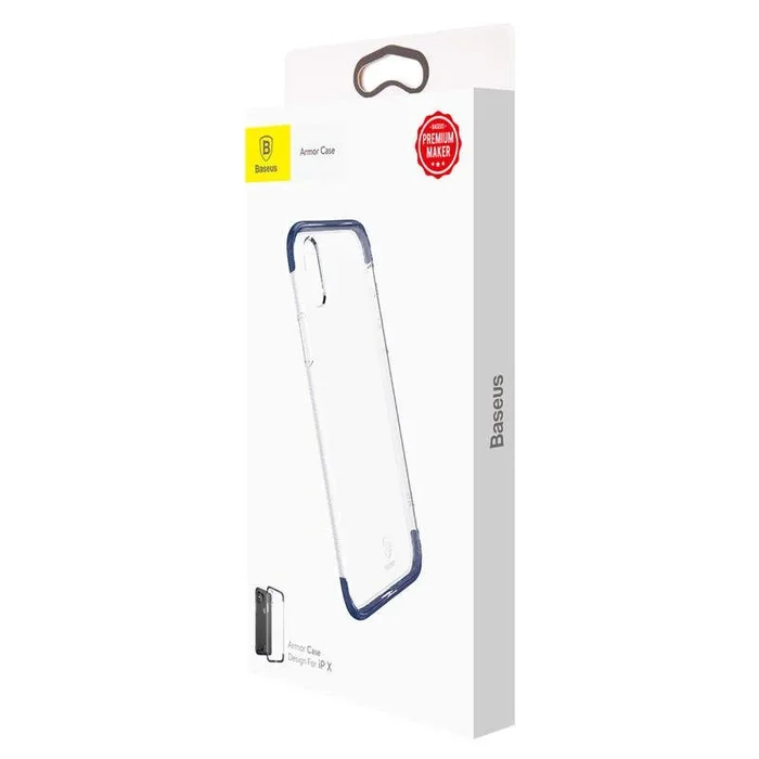 Baseus WIAPIPHX-YJ03 – Carcasa para iPhone X, Color Azul