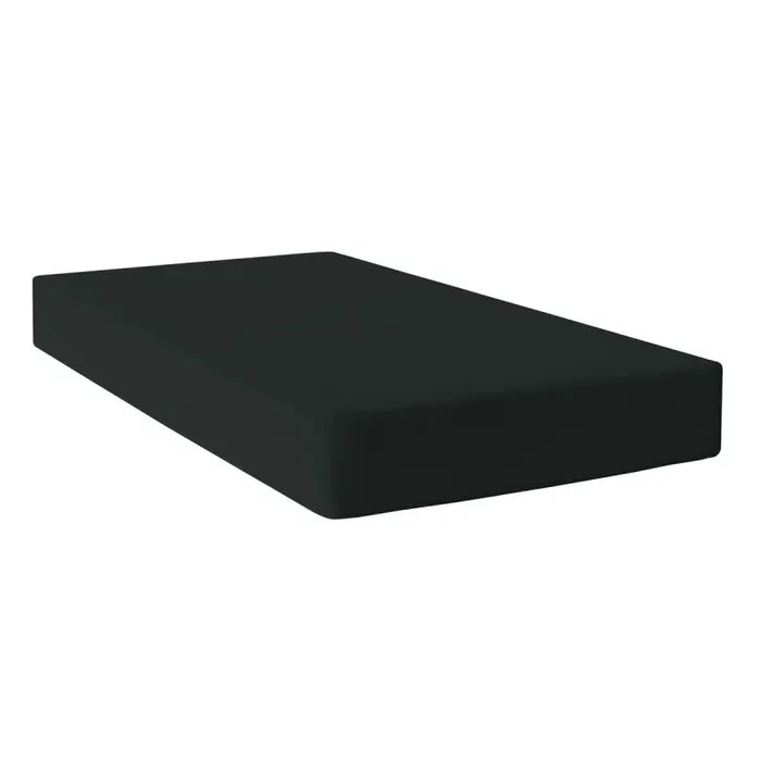 Basic Bajera Negro Negro, 160x200x32 cm (Cama 150/160), 100% Algodón, Calidad de 150