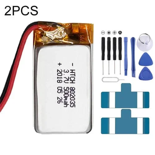 Batería Modelo 802035 500mAh 2 Piezas