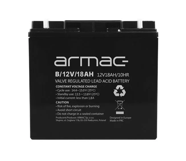 Batería universal de gel del sai armac b/12v/18ah