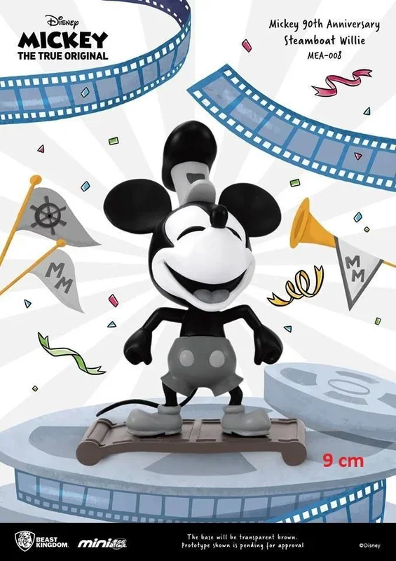 BEAST KINGDOM Figura Mickey Steamboat Willie 9CM