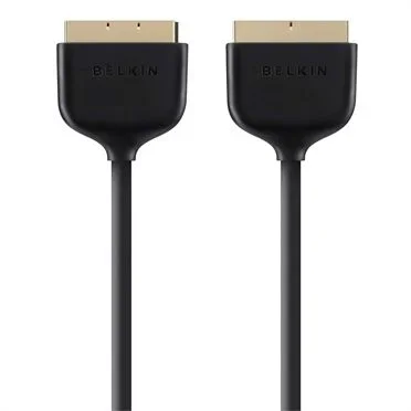 Belkin F3Y047bt2M cable EUROCONECTOR 2 m SCART (21-pin) Negro