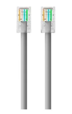 Belkin RJ45-RJ45, Cat6, 2m cable de red Gris