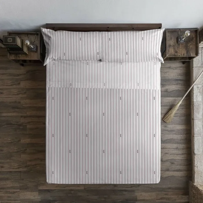 BELUM | Juego de sábanas Harry Potter, Juego de sábanas con Almohada y Bajera Estampadas 100% algodón Modelo HPotter Granate para Cama de 180.