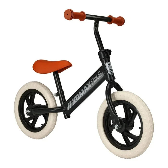 Bicicleta de equilibrio, negra, máx 40 kg