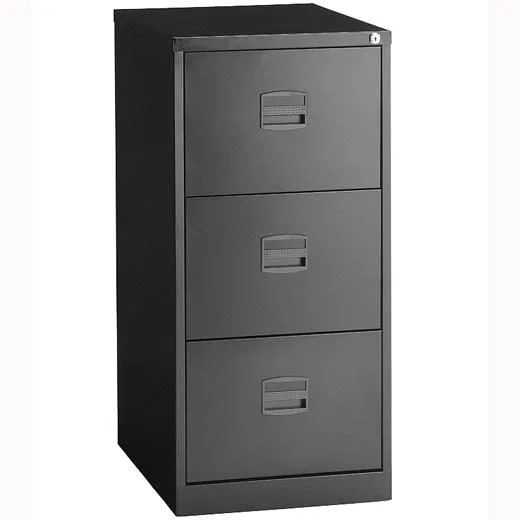 Bisley archivador metalico 3 cajones archivo carpetas colgantes a4 fondo 40cm antracita