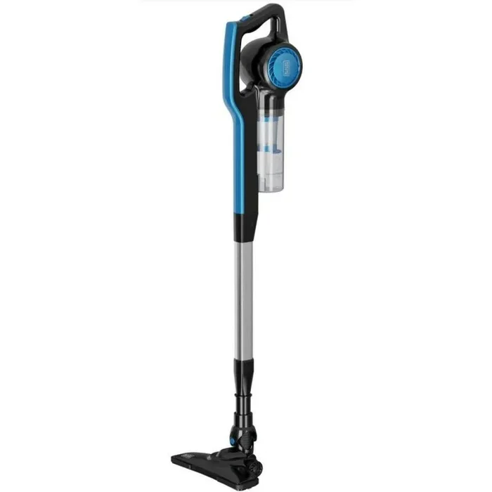 Black+Decker – Aspirador Escoba con Cable 600W | 3 en 1 Escoba, Mano y Lanza | Triple Filtraje Ciclónico + Filtro EPA Lavable | Depósito Gran Capacidad | 6m Cable | 2,5Kg Ligero
