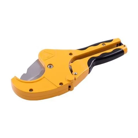 Blim Cortatubos de Tijera – Diseño Ergonomico en Forma de V – Fabricado en Aluminio – Cuchilla de Acero al Carbono – para Tubos Plasticos de Hasta 63 mm de Diametro – Cierre de Seguridad – Color Negro