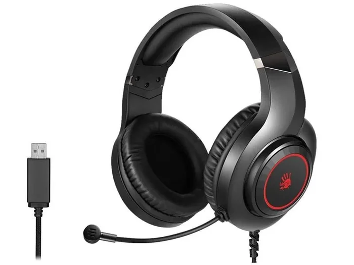 BLOODY G220S auricular y casco Auriculares Alámbrico Diadema Juego Negro
