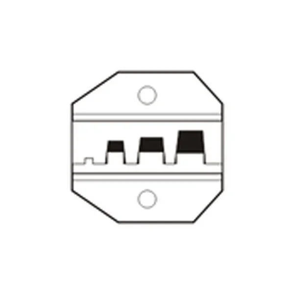 Bloque de 2 cuchillas de 6.35 mm de separación Electro Dh 46.220/C 8430552108039