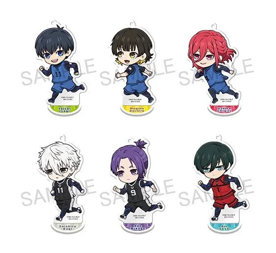 Blue lock figuras acrílico tokotoko mascot 7 cm expositor (6)