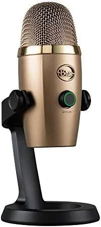Blue Microphones Blue Yeti Nano USB Mic Oro Micrófono de superficie para mesa