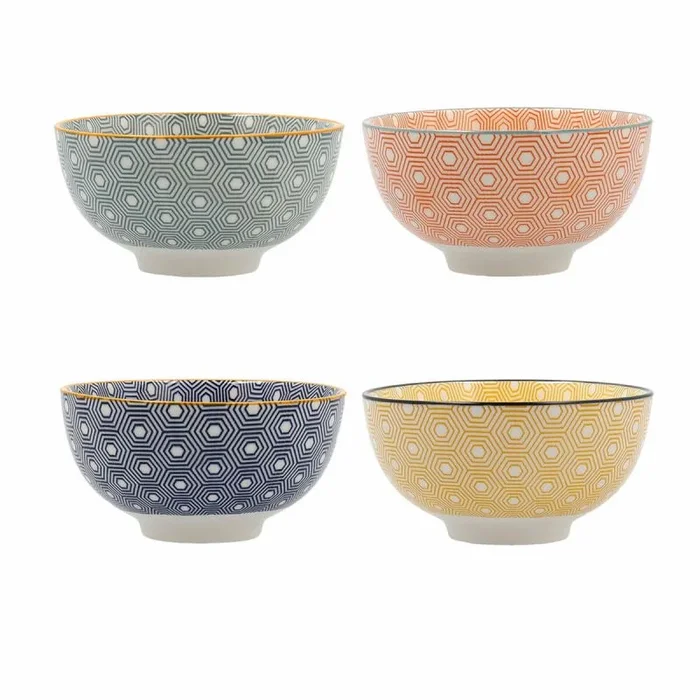 Bol quid pippa cerámica multicolor (11 cm) (pack 24x)