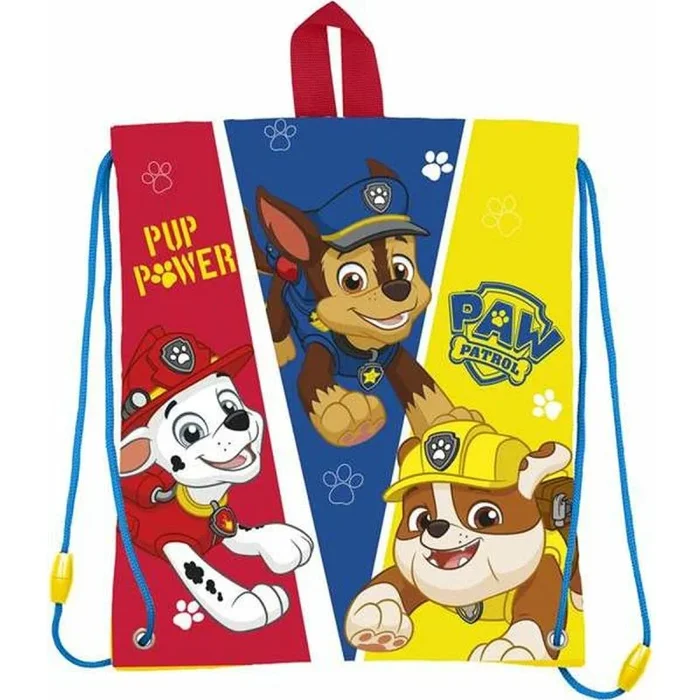 Bolsa mochila con cuerdas the paw patrol pup power infantil