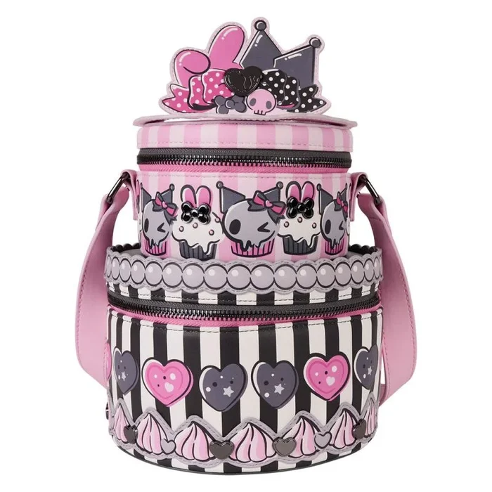 Bolso bandolera my melody and kuromi sanrio loungefly