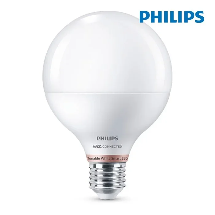 Bombilla globo e27 11w full colors 1055lm wifi philips wiz