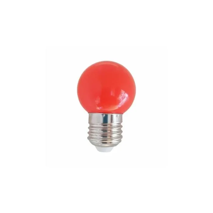 Bombilla LED Color ROJO E27 1W 230Vac 360º