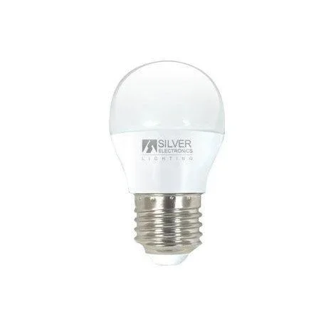 Bombilla LED ESFERICA E27 5W Luz Blanca 5000K