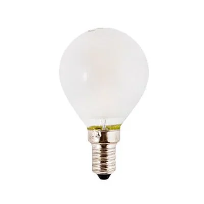 Bombilla LED Filamento ESFERICA E14 Luz Blanca 5000K MATE