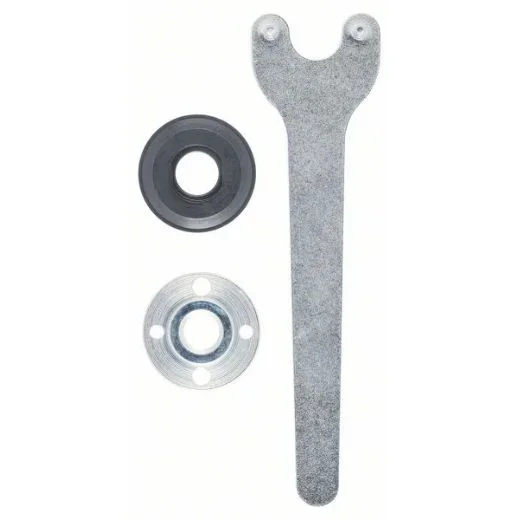 Bosch 1 607 000 158 – Set de 3 piezas de sujeción para amoladoras angulares pequeñas – – (pack de 3)
