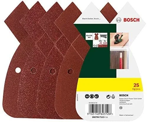 Bosch 2607017113 25 pieza(s) Hoja lijadora