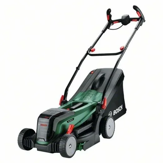 Bosch 37-550 cortadora de césped Cortacésped de empuje a gasolina Batería Negro, Verde