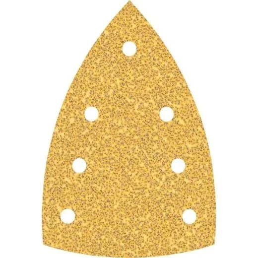 Bosch 50 hojas de lija Expert C470 con 7 agujeros (para pintura sobre madera, madera dura, diámetro de 100 x 150 mm, grano 40, accesorio profesional)