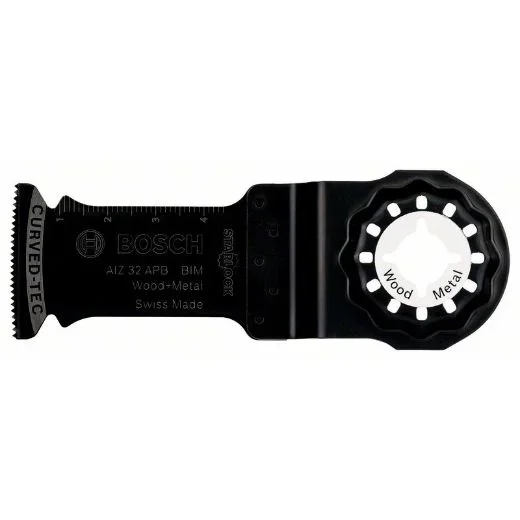 Bosch Professional 10x Hojas de sierra de inmersión AIZ 32 APB (para madera y metal, 50 x 32 mm, accesorios Multiherramienta)