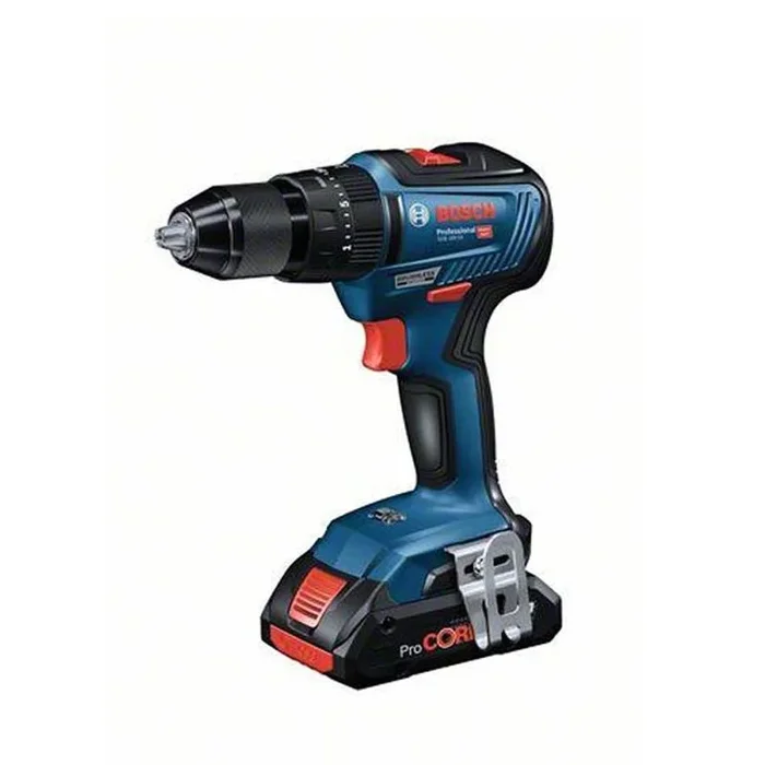 Bosch Professional 18V System GDX 18V-200 + GSB 18V-55 – Set llave de impacto + taladro percutor a batería (Brushless, 2 baterías x 4.0 Ah, en maletín)
