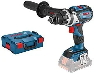 Bosch Professional 18V System GSR 18V-110 C – Atornillador a batería (Brushless, 110 Nm, Ø máx. tornillo 12 mm, conectable, sin batería, en L-BOXX)