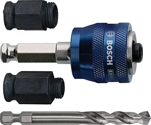 Bosch Professional 4 pièces Kit de démarrage Power Change Plus (pour passer au Power Change Plus, accessoires pour perceuse-visseuse)