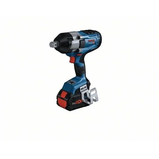Bosch Professional BITURBO GDS 18V-1050 HC – Atornillador de impacto a batería (Brushless, 18V, 1050 Nm, inserción 3/4», módulo Connectivity, 2 baterías ProCORE 8.0Ah, en L-BOXX)