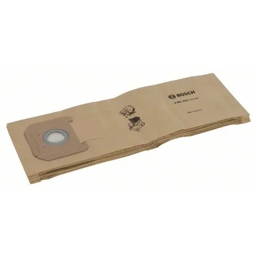 Bosch Professional Bolsas de papel para aspiradora, para GAS 35, en bolsa de plástico, Set de 5 Piezas