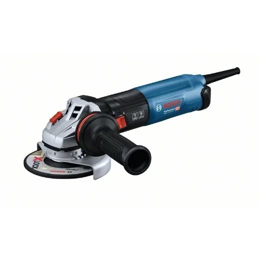 Bosch Professional GWS 17-125 TS – Amoladora angular (1700 W, Ø 125 mm, vel. regulable 2400-9700 rpm, Antivibration, KickBack Control)