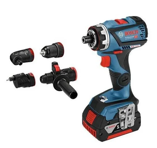 Bosch wiertarko-wkrętarka 18v 60/31nm 2×5,0ah gsr 18 v-60 fc flex set