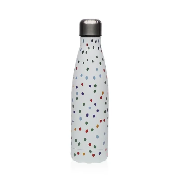 Botella de Agua Versa Dotty Acero 7 x 27 x 7 cm – Marca: Versa – EAN: 8420327573070