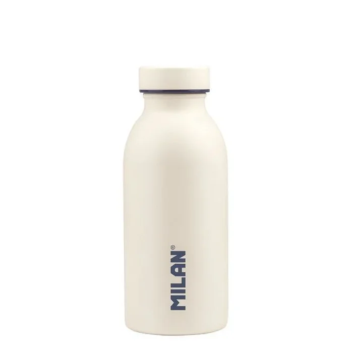 Botella isotérmica de acero inoxidable milán edición 1918/ capacidad 354ml/ blanca