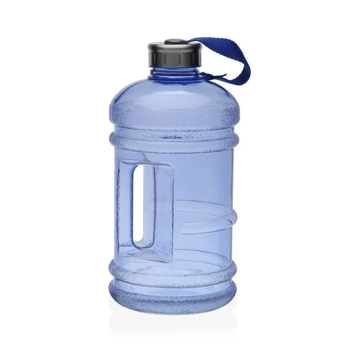 Botella versa 2 l azul silicona polietileno poliestireno 13 x 26 x 13 cm